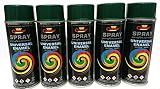 Sprühlack RAL Sprühfarbe Lackspray Spraydose 400ml - RAL 6005-5 Stück
