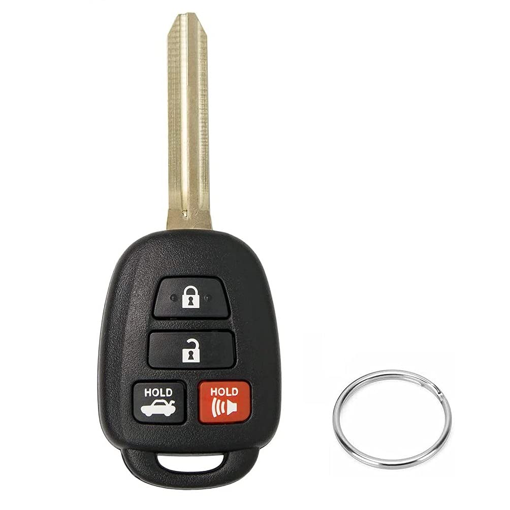 CAUORMOTE Replacement Key Fob fits for 2014-2018 Toyota Camry Keyless Entry Remote with H Chip (HYQ12BDM)