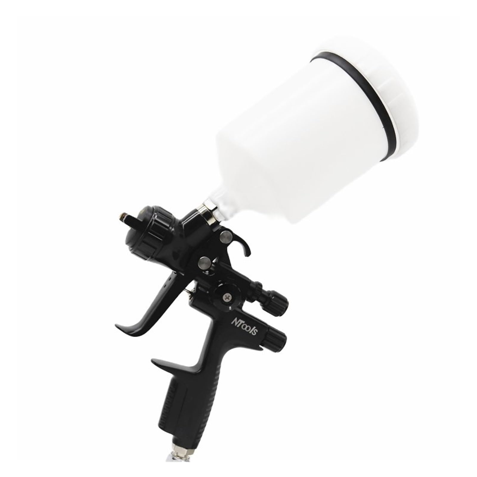 Pistolet de pulvérisation peinture de voiture HVLP 1.3mm aérographe tasse rapide H/O