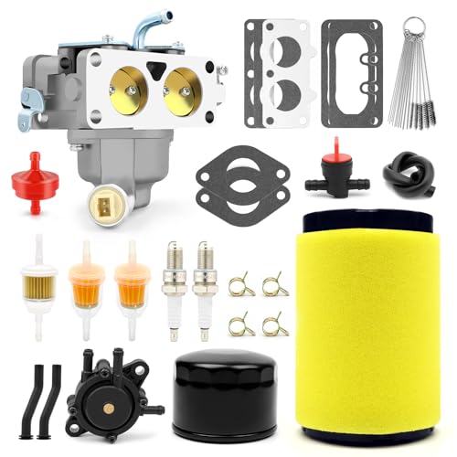 Carburetor Air Oil Filter Fuel Pump For Husqvarna YTH24V48 YTA22V46 Z246 Z254 YTH2348 46 YTH2348 48 YTH22V46 46 YTH24V54 54 Riding Lawn Mower Engines