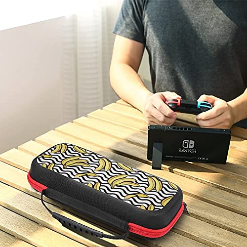 image for SESLEBE Fruit Wave Pattern with Banana Food Storage Case for Switch Ga