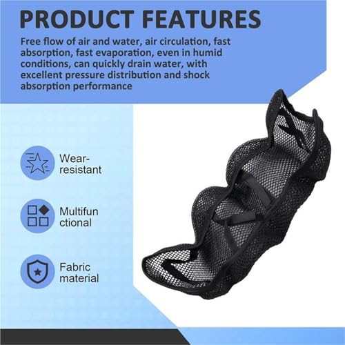 Funda de malla transpirable para moto CB190 ideal para rutas de verano 3