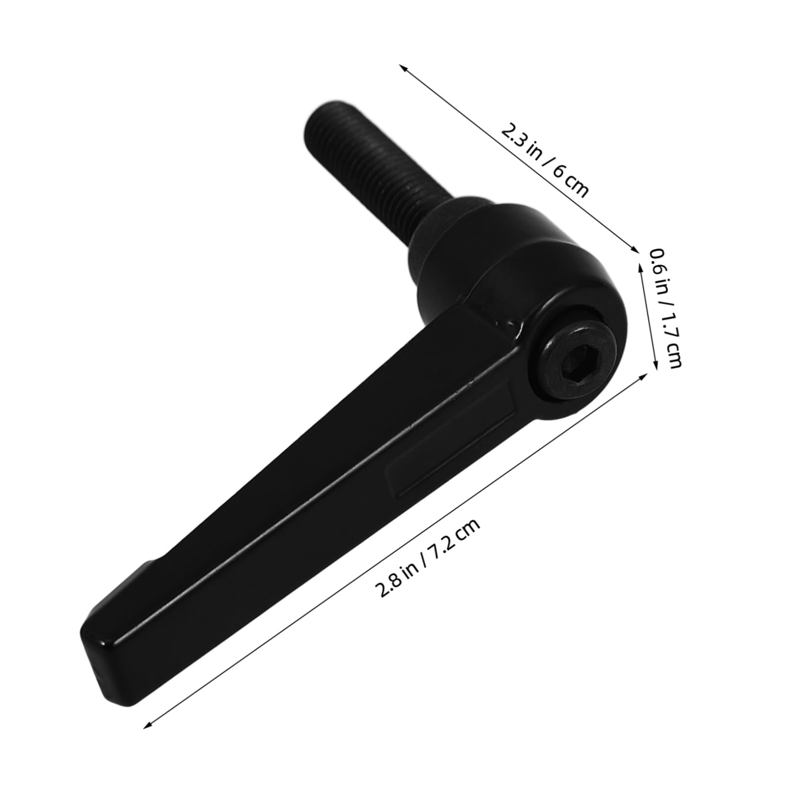 FUNOMOCYA 4pcs Clamping Lever Handles Rotating Screw Handle for Grinder Machine Handle Threaded Alloy Clamp Tightening Lever