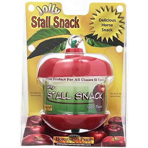 Horsemen's Pride Stall Snack Treat Holder & Refill for Horses; Apple Flavor Cover