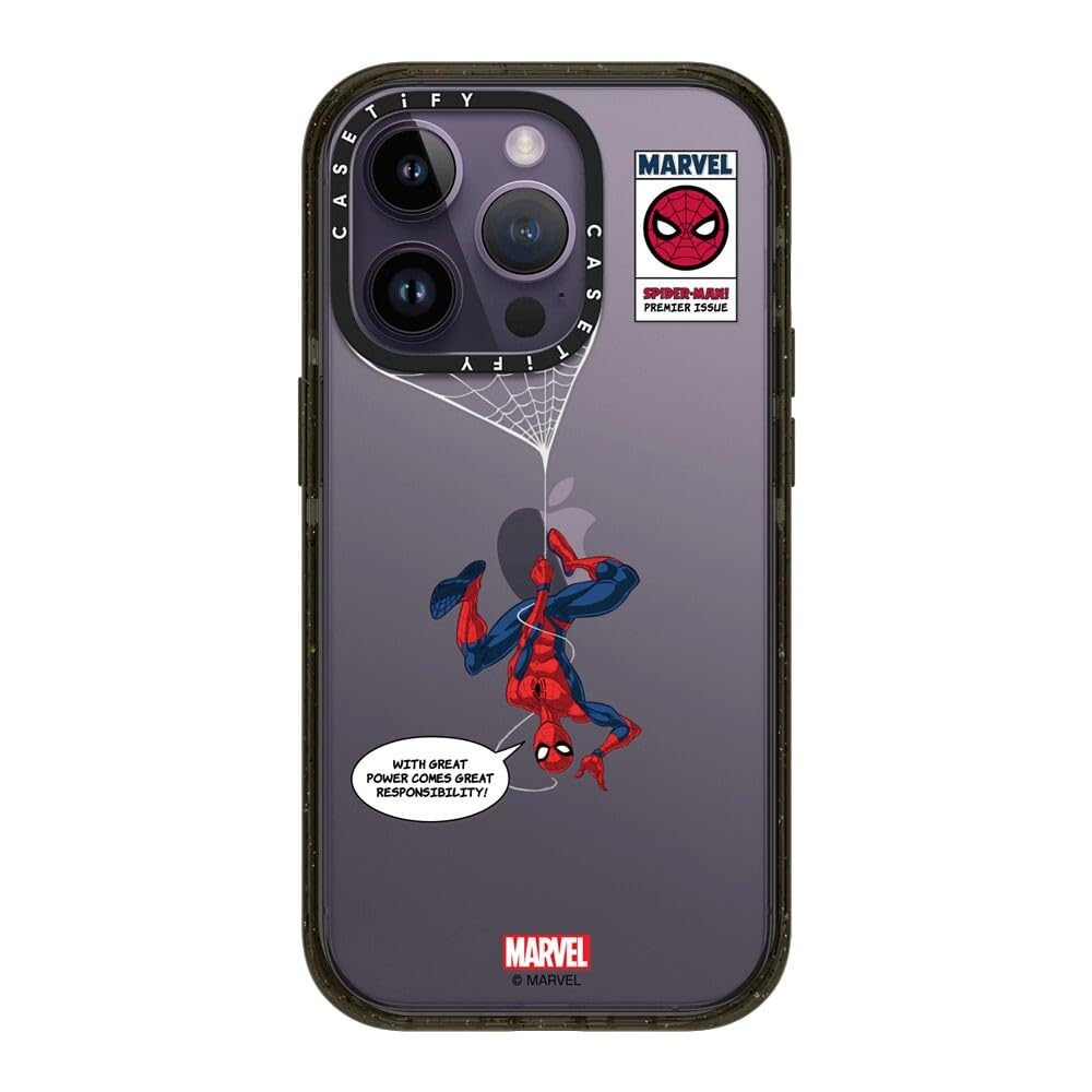 【海外限定】スパイダーマン×CASETiFY  iPhone14Pro ケース Amazon.com: CASETiFY Impact iPhone 14 Pro Max Case [Spider