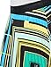 Karl Lagerfeld Paris Women's Roadmap Printed Pleated Skirt, Black Multi
