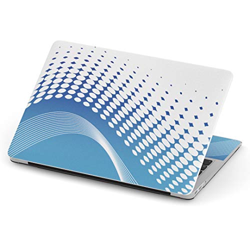 MacBook Air 13inch A1466 / A1369 専用スキンシール 2010~2017モデルまで対応 マックブック エア Mac Air 13インチ ノートブック フィルム ステッカー アクセサリー 保護 001755 クール ライン 水玉