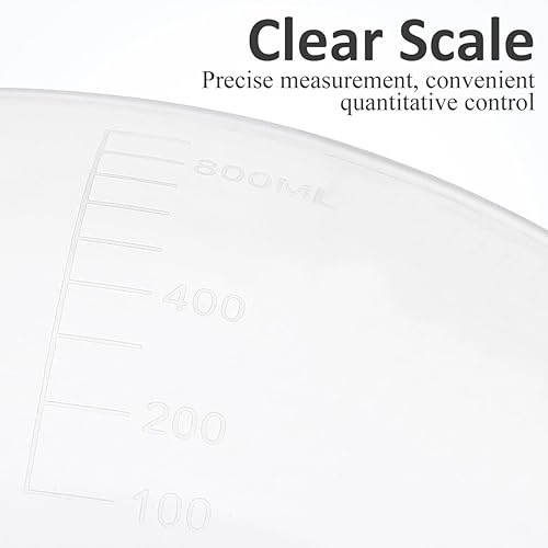 Miniatura 3 de EXCEART Pesar barcos Platos de pesaje de plástico para verter bandeja de lancha, recipiente de plato de laboratorio, báscula electrónica, bandeja de