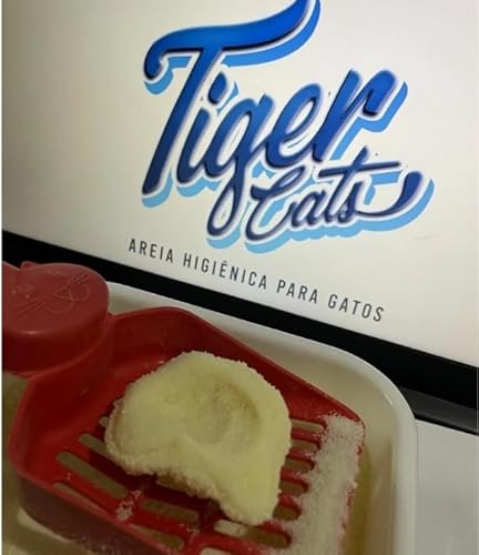 AREIA HIGIÊNICA NATURAL BIODEGRADÁVEL MILHO E MANDIOCA PARA GATOS TIGER CATS 4KG
