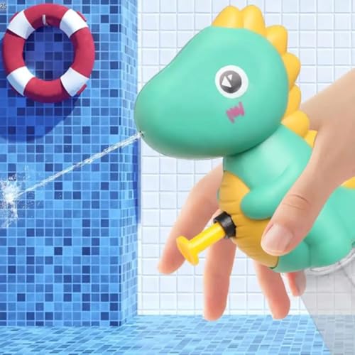 Image of Holi Baby Dinosaur Water Gun | Super Handy | Cute Assorted Dino | with Free Balloons | Multicolor | PoPo Toys
