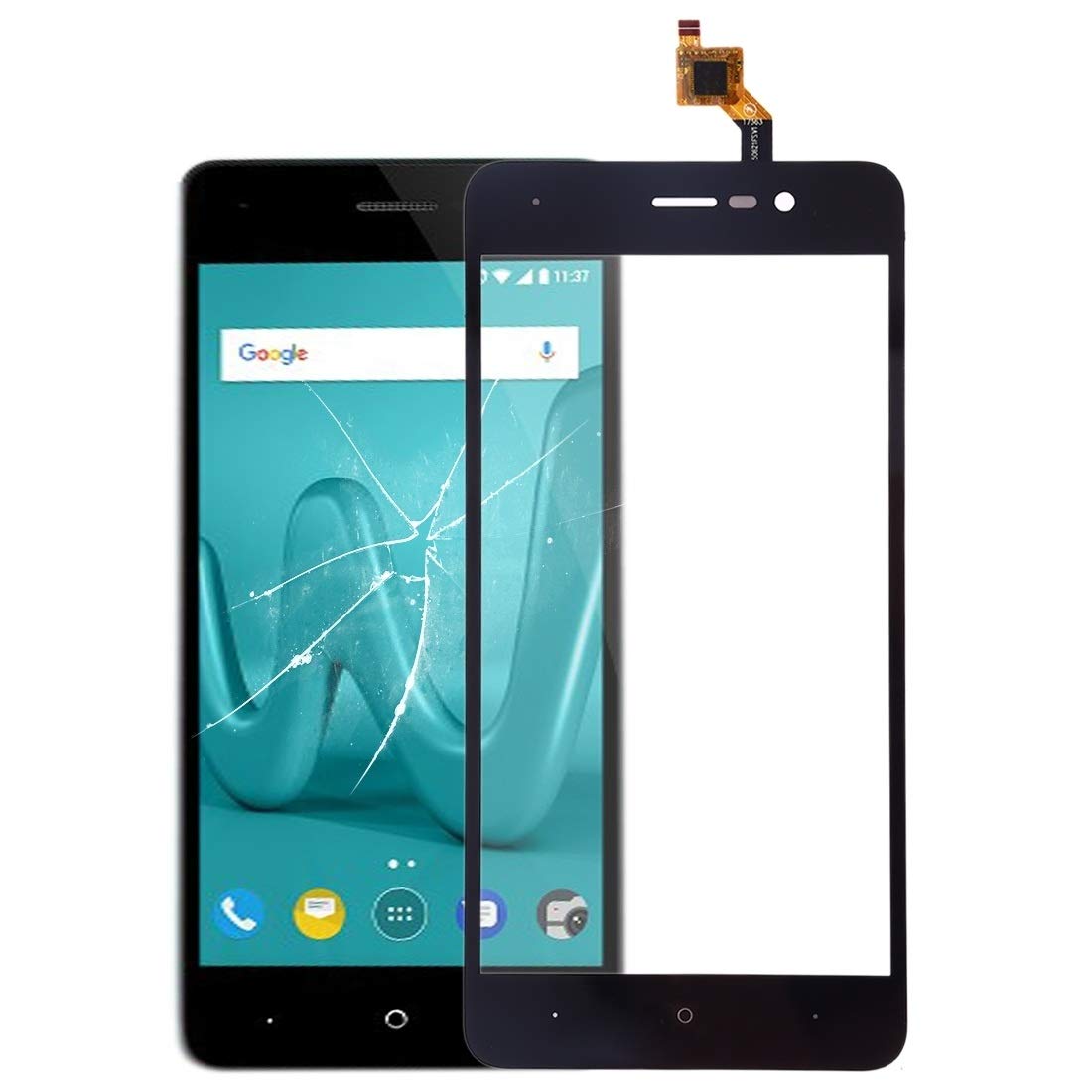 Écran Complet (vitre Tactile + LCD) Pour Wiko Lenny 4 - Neuf, Couleur Noir, Compatible Avec Le Modèle Exact