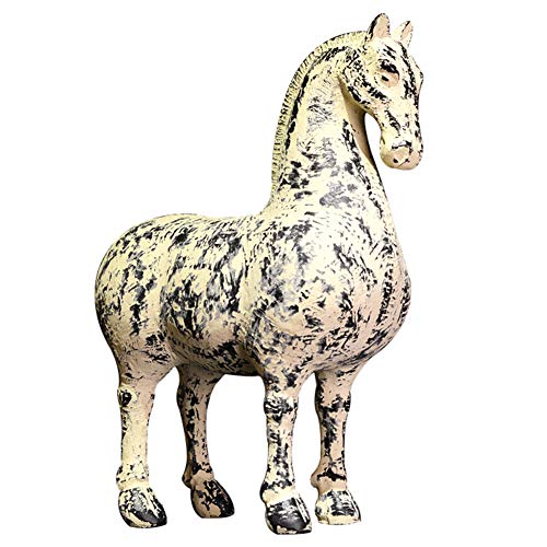Statue de cheval antique modèle Colt résine artisanat nostalgique collection