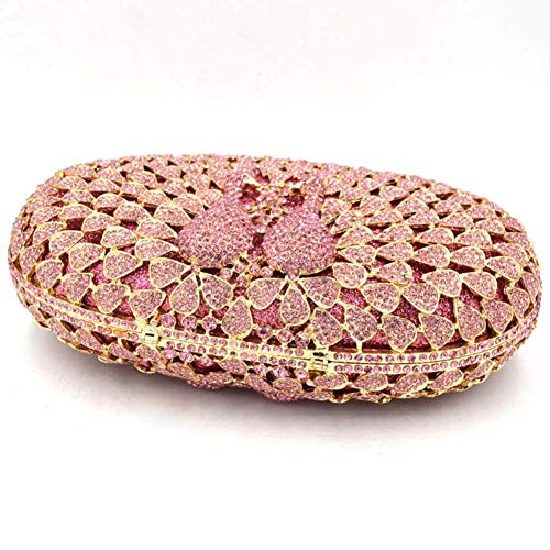 Sac de mariage rose paon avec chaîne pour briller au bal de promo - 5