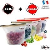Mantén tu nevera limpio y ordenado: ¿Estás cansado de ver tu nevera en desorden? Nuestras bolsas de almacenamiento Kitcch están ahí para mantenerlas limpias y organizadas. Ahora puedes disfrutar de un frigorífico y de una cocina ordenada todos los días. Fácil de almacenar para un espacio optimizado en tu Kitcchen