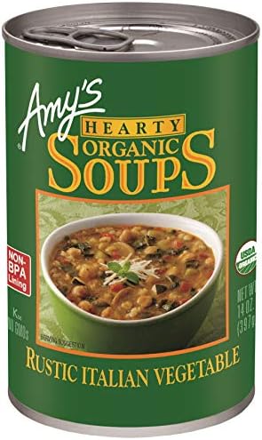 Amy's Organic Soups, Hearty Rustic Italian Vegetable, 14 oz