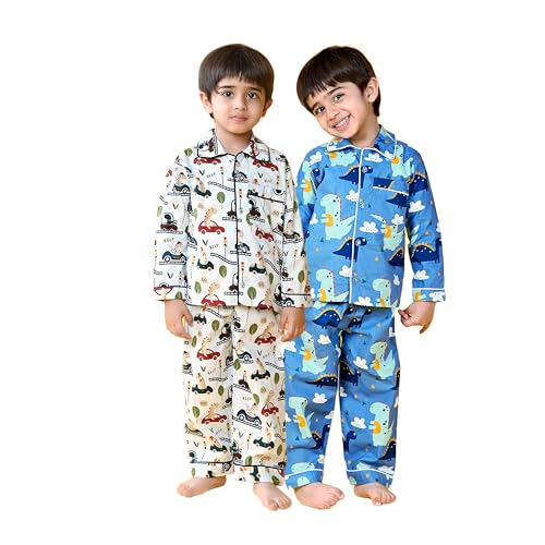 Image of Jam & Sugar Boys Cotton Printed Night Suit Set