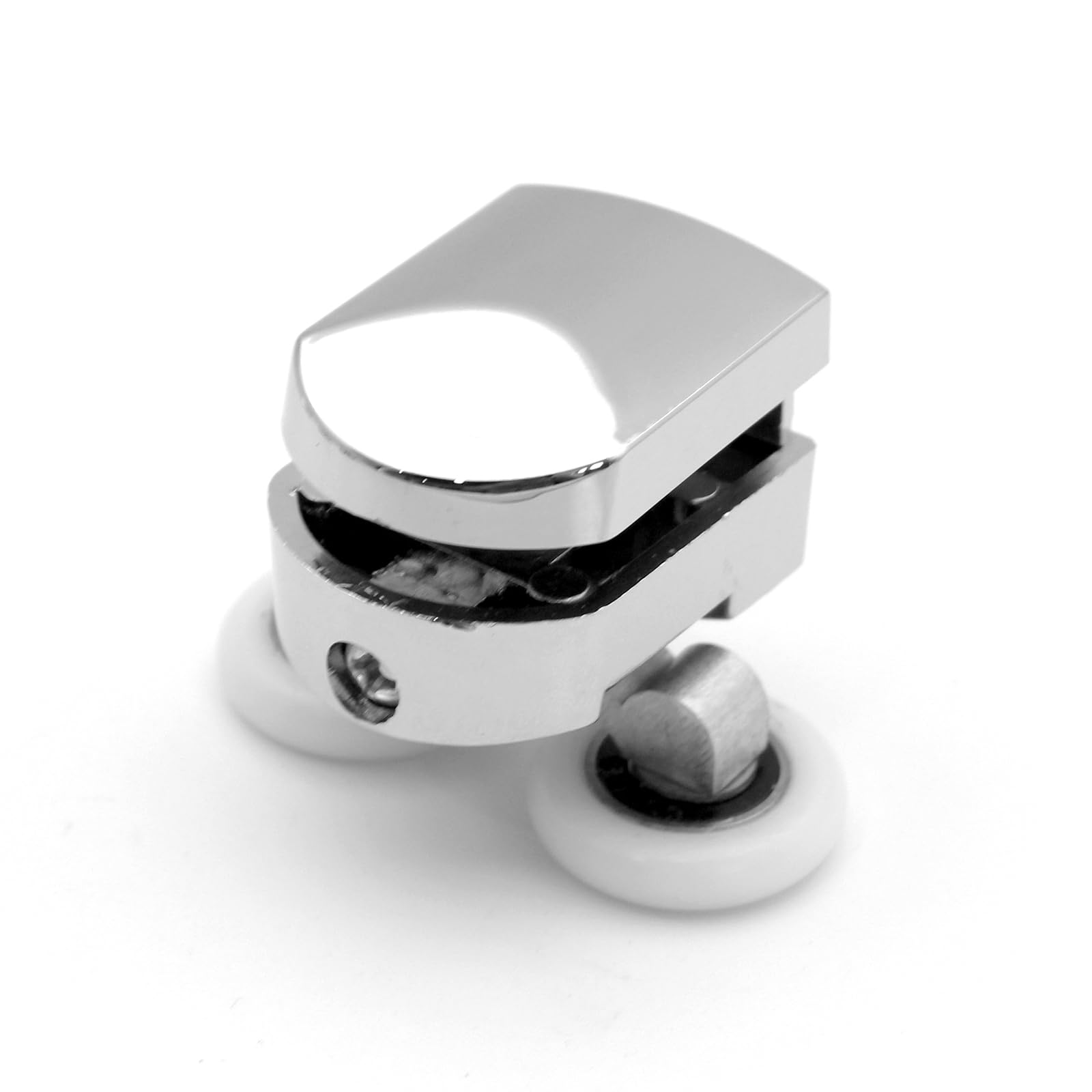8PCS 23mm Shower Glass Door Wheel Rollers top Shower Door Hanger Rollers, Chrome, 5cm (W) x 4cm (H) x 4cm (T) - Image 4