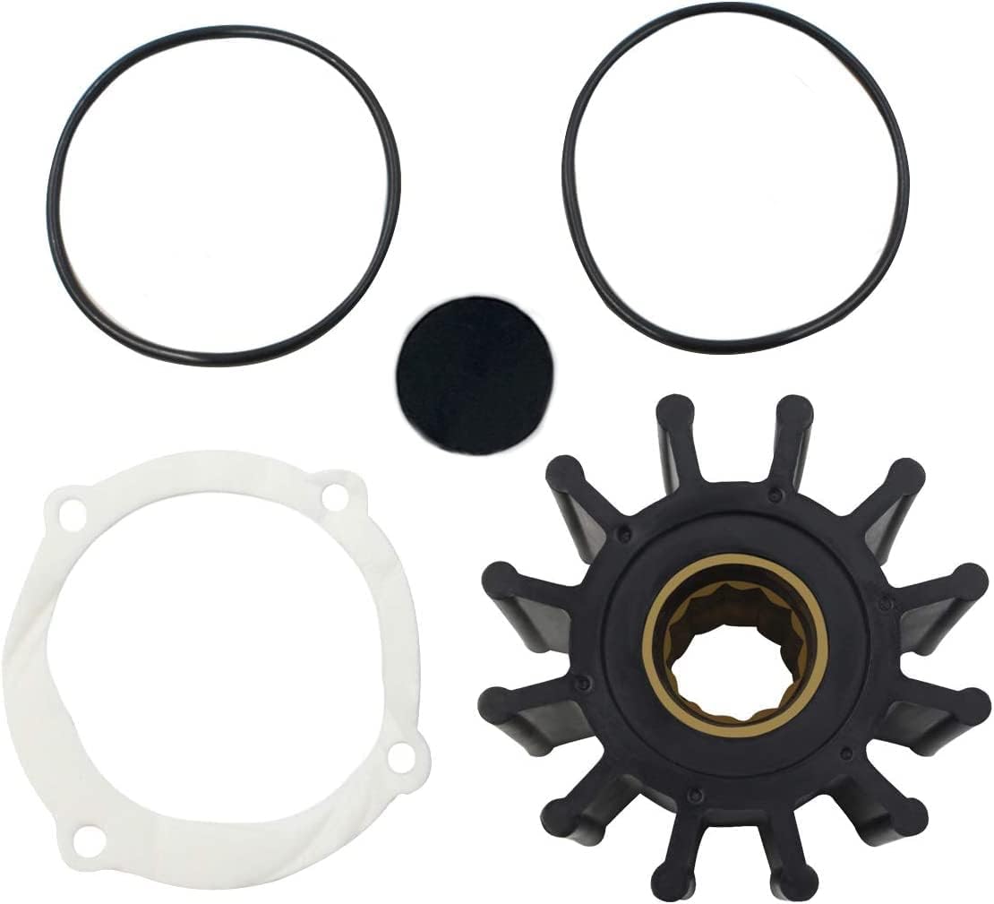 - 09812B1 Water Pump Impeller Raw Sea Impeller Repair Kit for Johnson Impeller 09-812B-1 Yanmar 119773-42600 Sierra 18-3306 Indmar S685007
