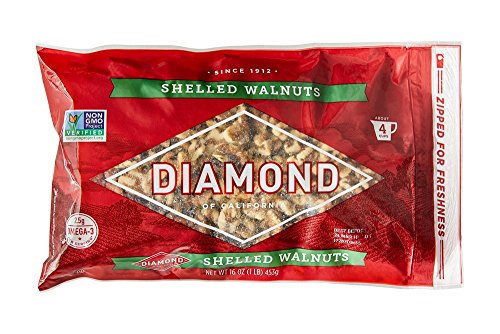 Diamond of California, Shelled Walnuts, 16 oz.