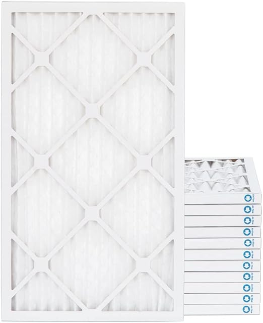 Pamlico Air 12x24x1 MERV 8 Pleated HVAC AC Furnace 1'' Air Filters by