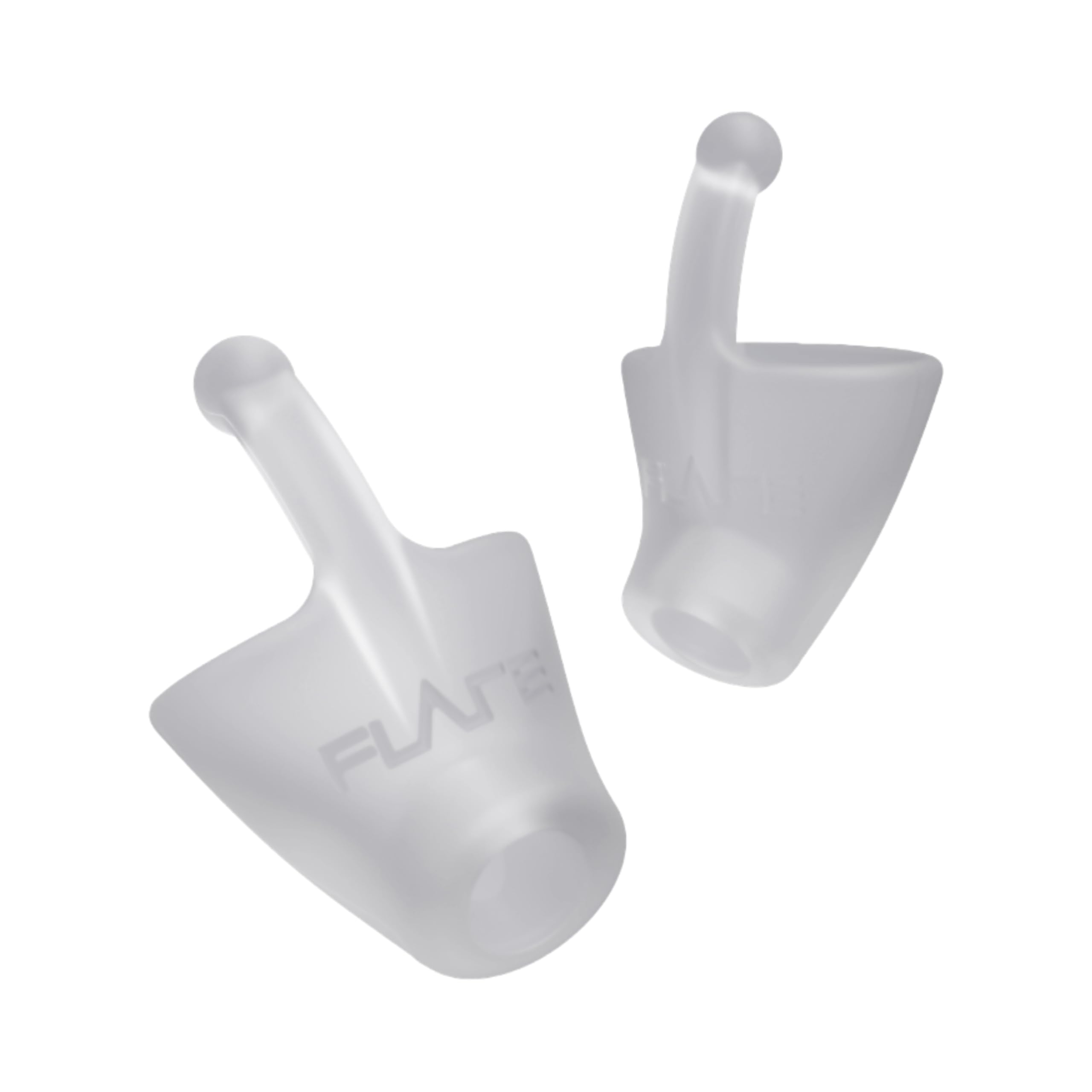 Flare Calmer | Ear Plugs Alternative | Daily Noise Relief | Sound Sensitivity | Stress Relief | No Muffling | Improve Wellbeing | Comfy, Reusable, Soft Silicone Earplugs | Original Translucent