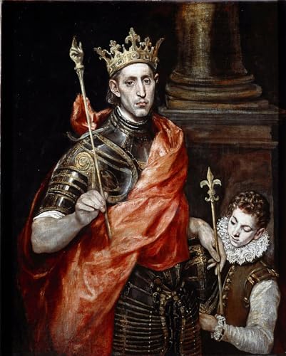 Tableaux peinture sur toile Saint Louis El Greco pour transformer un mur vide