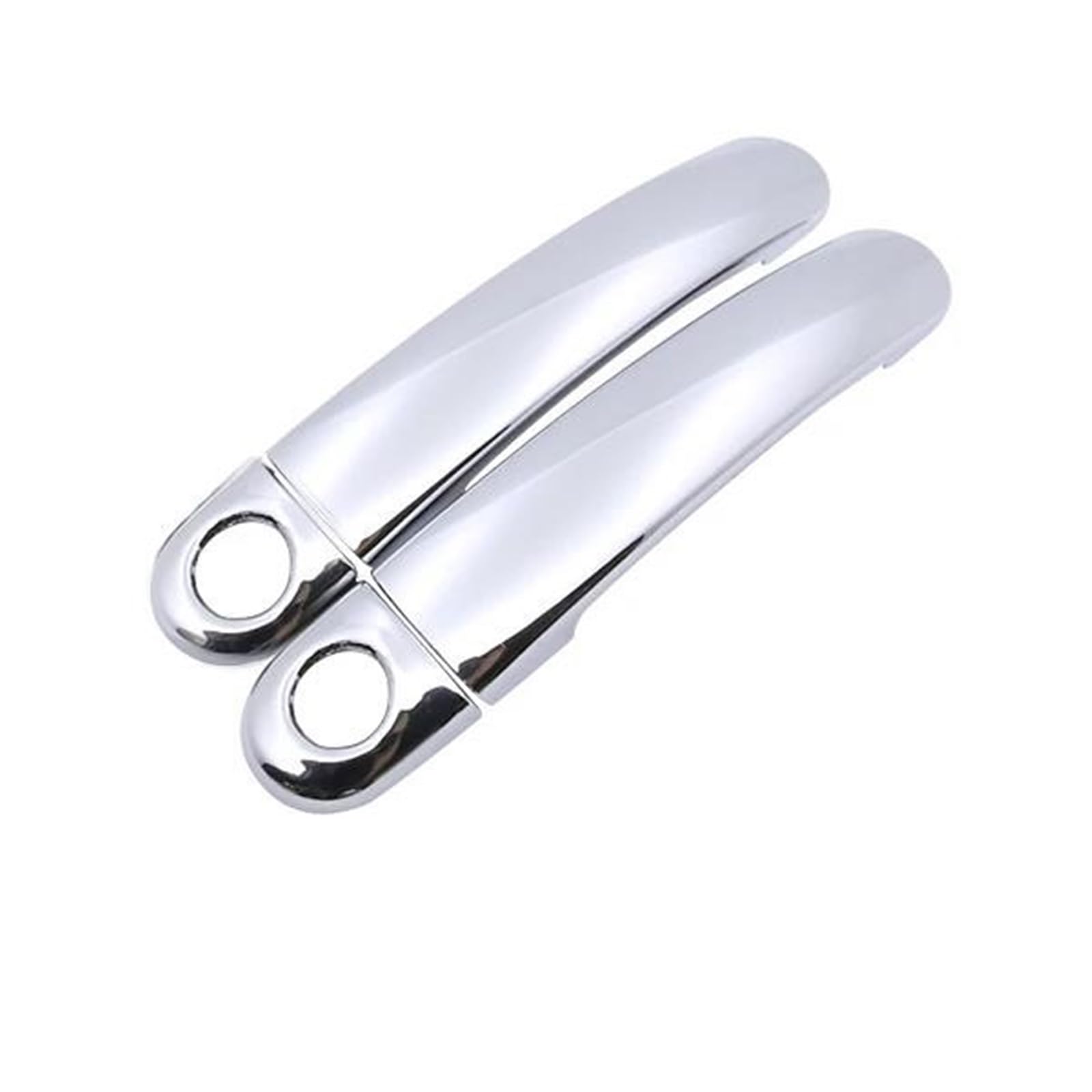 Mneueq 2Door 2 Keyhole For Seat For Ibiza 6L 2003-2009 Mk3 Door Handle Cover Trim Catch Car Cap Set Accessories Handle Protective(2Door 2 Keyhole)