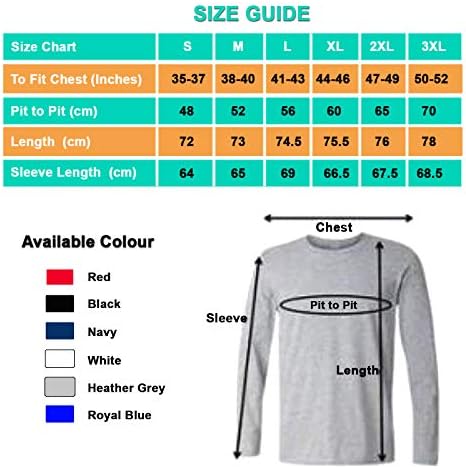PAUL & ADAMS Pack Long Sleeve T Shirts Mens 4 Crew Neck Plain  100% Cotton Shirt Regular Fit Tee 160gsm 6 Colours Type