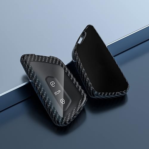 Miniatura 2 de ontto Funda para llavero de 345 botones con llavero apto para VW ID3 ID4 MK8 Golf 8 GTI ajuste para Skoda Octavia sin llave Entey remoto sin llave,