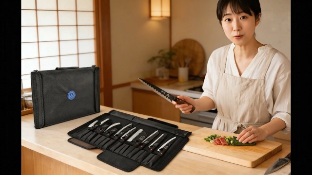 Amazon.com: XYJ Professional Serbian Chef Knife Set with Roll Bag