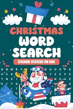 Paperback Stocking Stuffers for Kids: Christmas Word Search: Fun Holiday Activity Book for Kids, Christmas Gifts for Girls & Boys Book