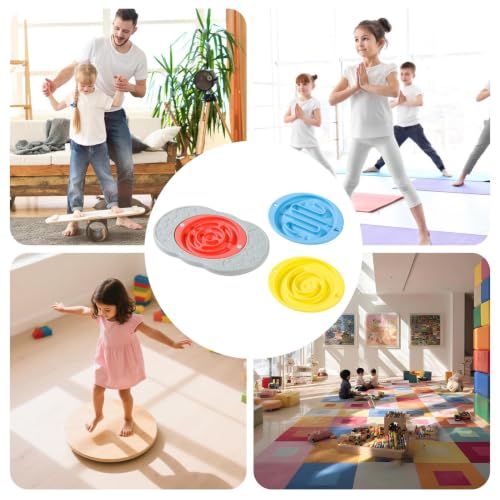 Bala de entrenamiento en tabla oscilante para mejorar la psicomotricidad en niñas y niños 4
