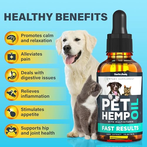 Charlie-Buddy-Hemp-il-for-Dogs-Cats-Helps-Pets-with-nxity-Pin-Strss-Slp-rthritis-Sizures-Rlief-i-Jint-Halth-Clming-Trats Charlie Buddy Hemp il for Dogs Cats Helps Pets with nxity Pin Strss Slp rthritis Sizures Rlief i Jint Halth Clming Trats