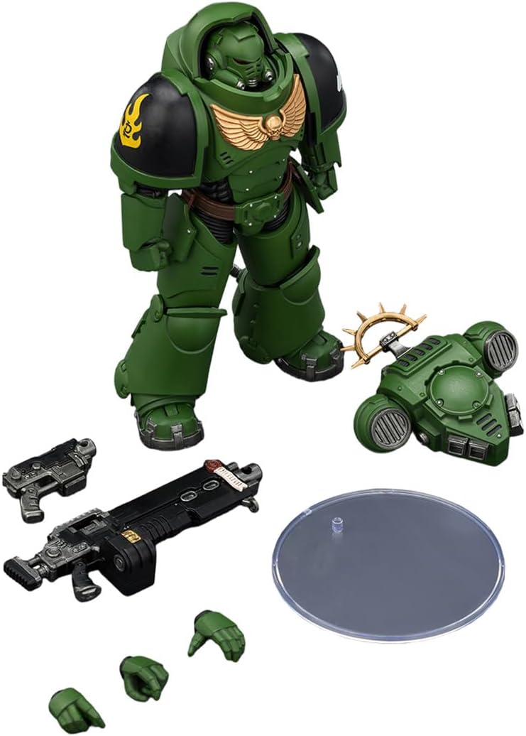 JOYTOY Warhammer 40,000 1/18 Action Figure Space Marines Heavy Intercessor with Heavy Bolt Rifle and Bolt Pistol-10PCS Collection Model Birthday Gifts Game Edition