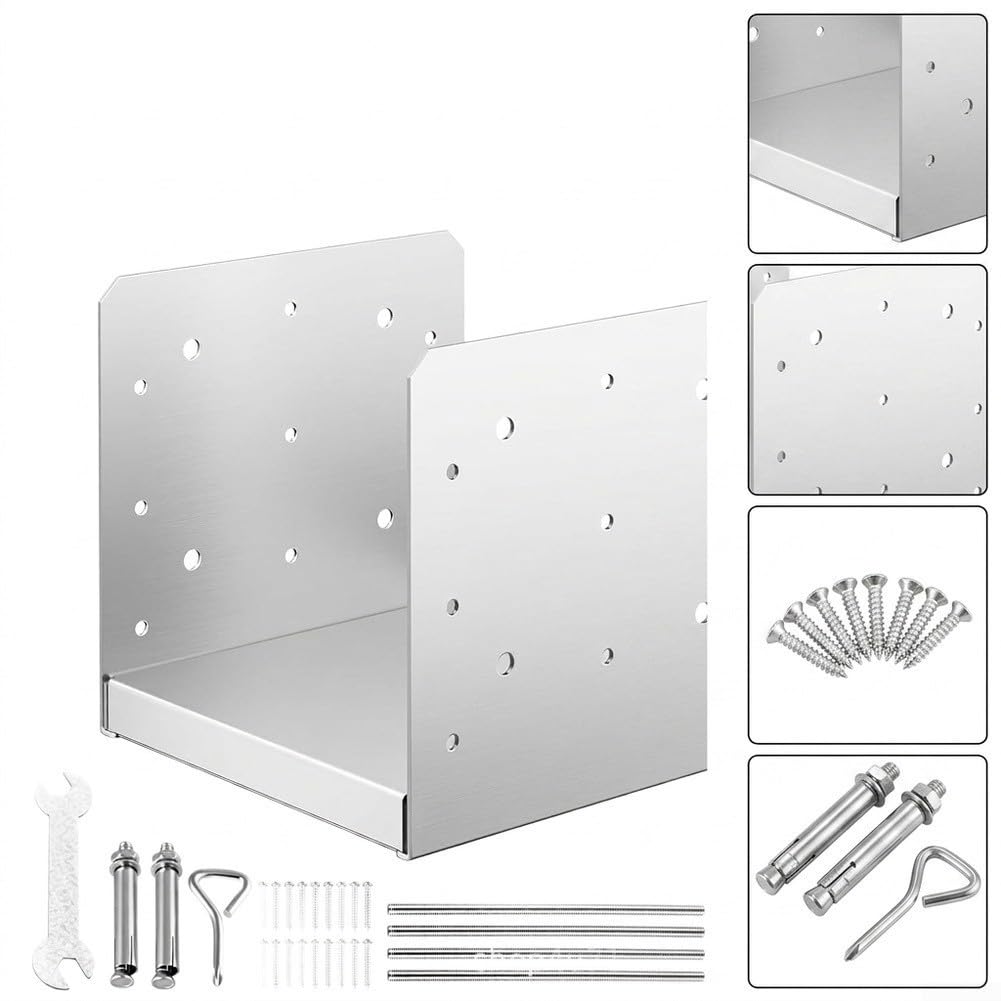 Supporto Pali 6x6 Pollici per Pergola Deck Esterno(6×6 in)