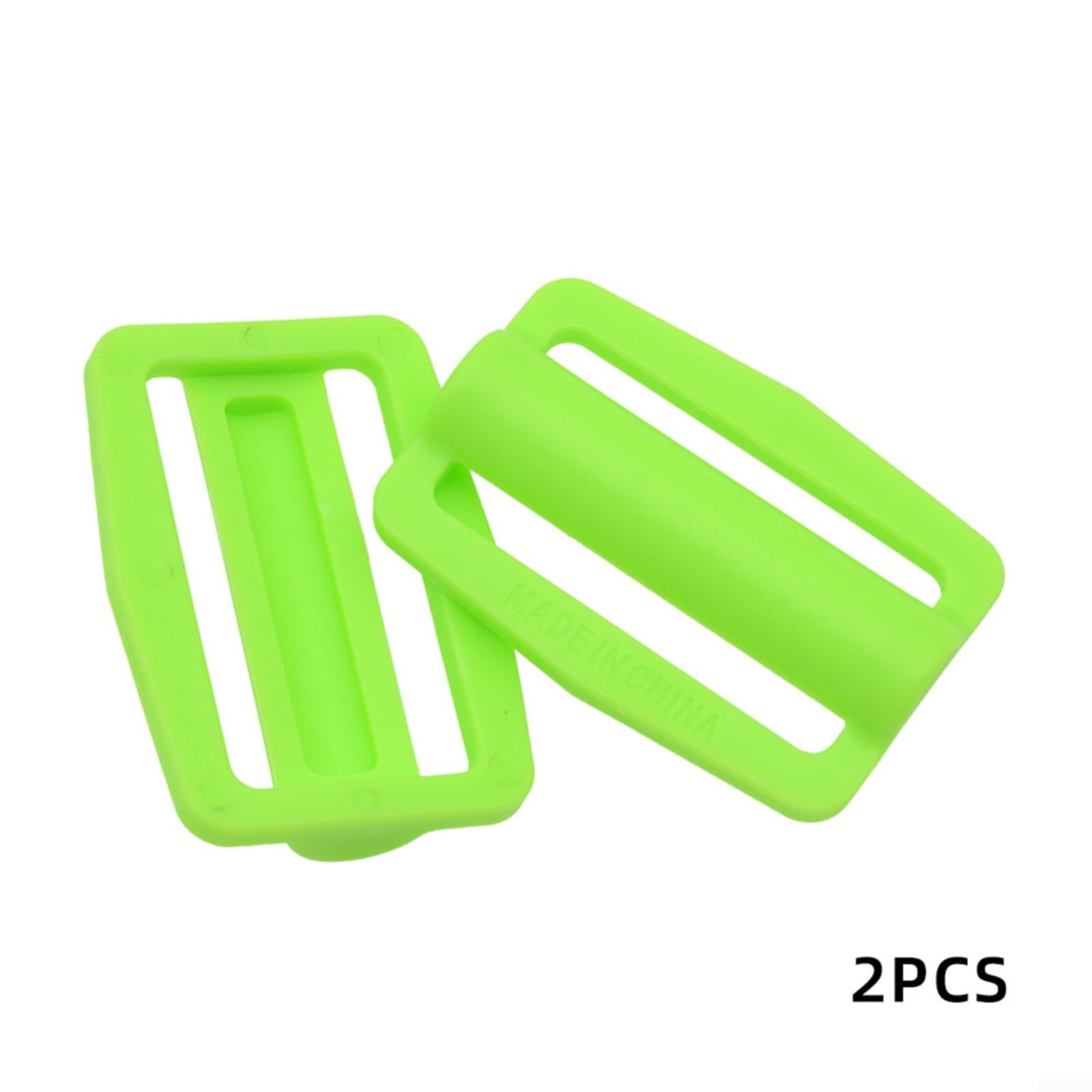 Confezione da 2 fibbie per cinghie per immersioni subacquee, 52 mm, fibbia in plastica a regolazione rapida per backfly (blu)