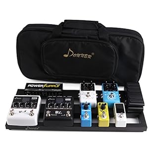 📍【Portable and High-Resistent】-- DB-2 pedalboard, made of high-quality Aluminium Alloy, which is solid to hold and protect the pedals nicely and durable to use. Its small size (20’’*8’’*1.2’’) is easy to take along your side and it is lightweight for...
