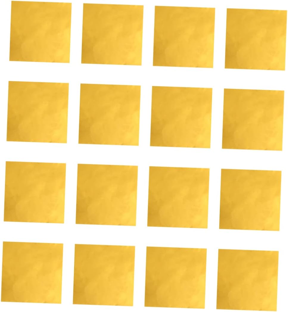 300pcs Gold Aluminum Foil Wrapping Paper Candy Packaging Paper Tinfoil Wraps for Tea Wedding Favors Smooth Style