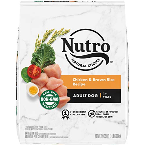 NUTRO Natural Choice Adult Dry Dog Food, Chicken & Brown Rice Recipe Dog Kibble, 13 lb. Bag