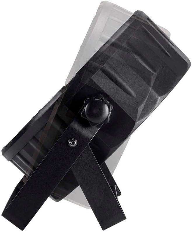 Monoprice 9 x 10-Watt Quad LED Flat Par Stage Wash Light (RGBW) Black, 8-Channel DMX Option - Stage Right Series