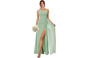 Stunning Sage Green Long Dress for Weddings and Special Occasions KY001
