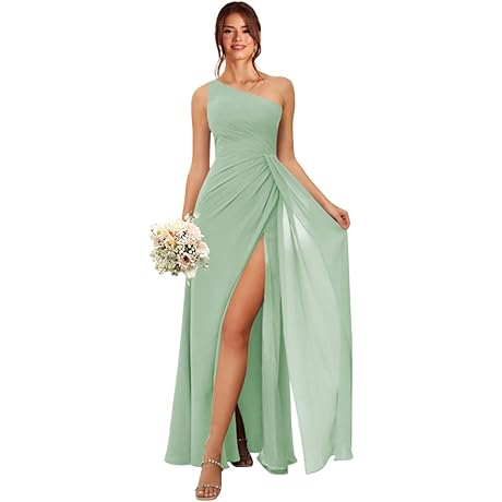 Stunning Sage Green Long Dress for Weddings and Special Occasions KY001
