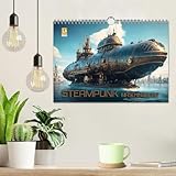 Zoom IMG-2 steampunk maschinenwelt wandkalender 2026 din