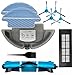 REYEE 1 réservoir d'eau + 1 Chiffon de Nettoyage + 2 brosses latérales + 1 Brosse Principale + 1 Pinceau pour Cecotec Conga Série 3090 Robot aspirateur Pièces de Rechange pour réservoir d'eau
