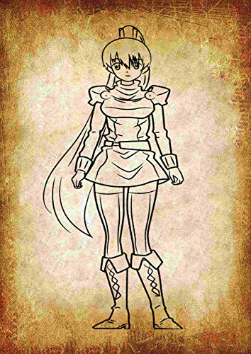 ウォールアートアカメが斬るセルユユビキタスアニメポスタープリントサイズA3（30cm x 42cm / 11in x 17in）非フレーム