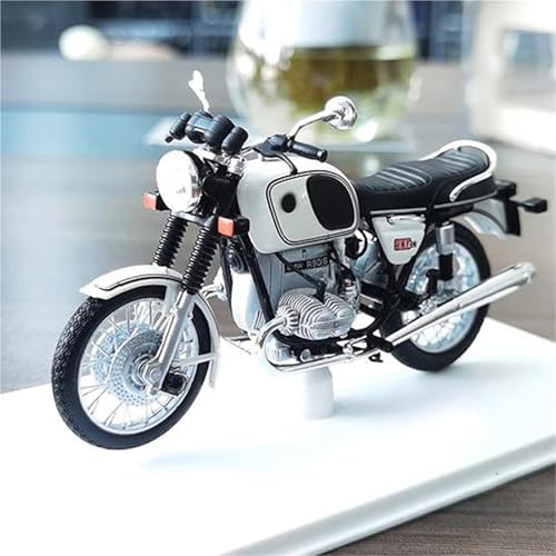 Moto en alliage R90 1/18 moulé sous pression pour collectionneurs et enfants