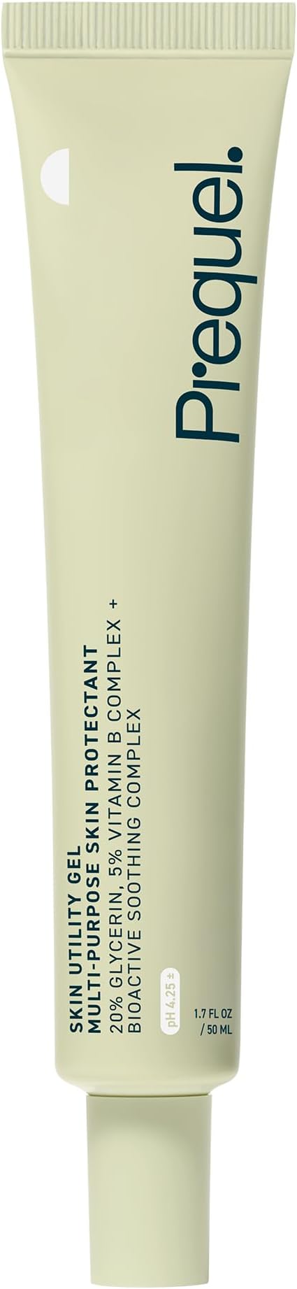 Prequel Skin Utility Gel, Moisturizing Protectant. Lightweight Multi-Purpose Face and Body Cream for Dry Skin, Hand Cream for Cracked Hands. Soothing Barrier Support with 20% Glycerin
