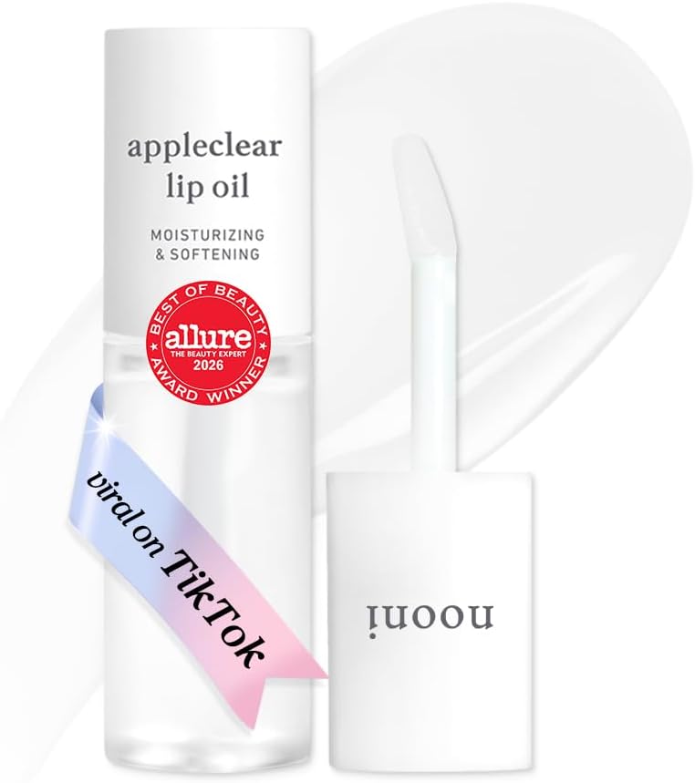 NOONI Korean Lip Oil - Appleclear - Plumping & Hydrating Clear Gloss