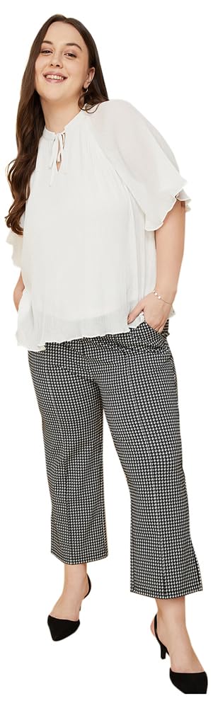 max Women's Polyester Regular Fit Accordion Pleated Tie-Up Top-picture-26