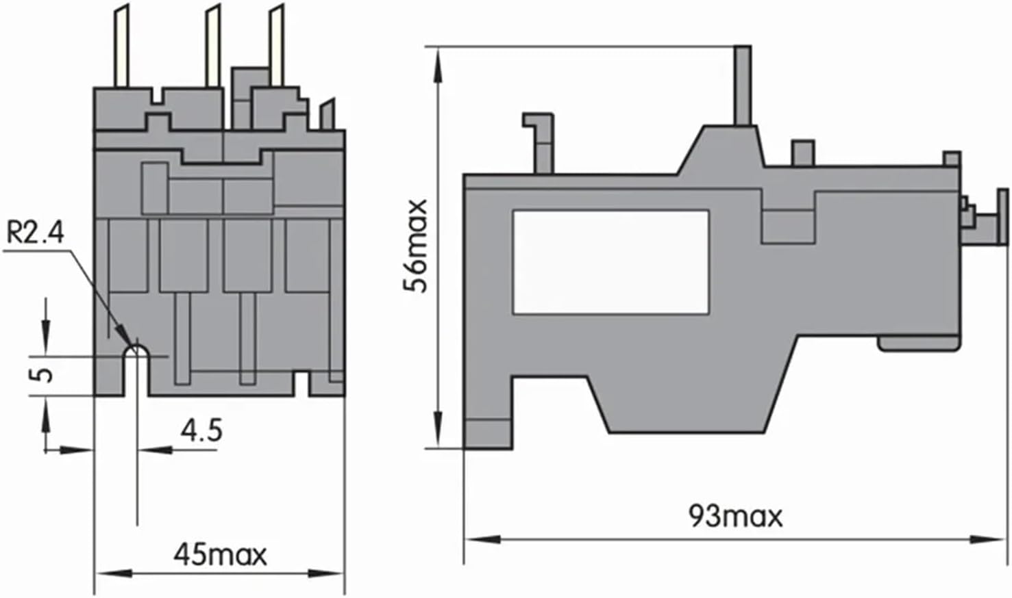 JRS1-09~25/Z Heat Load Relay Electrical Thermal Relay 0.63~25A(10-13A)